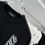 Balenciaga New Classic Embroidered Logo Short Sleeve Unisex Versatile Casual T-shirt