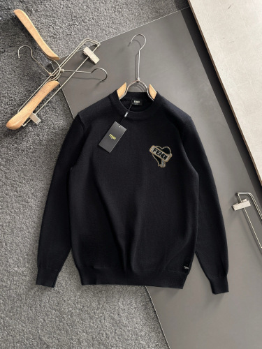 Fendi Classic Simple Round Neck Base Knitted Sweater