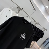 Fendi Classic Logo Printed T-shirt Couple Versatile Casual Short Sleeve