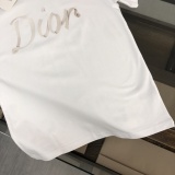 Dior Classic Logo Printed Short Sleeve Unisex Casual Versatile T-shirt