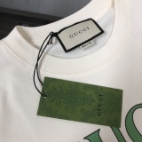 Gucci Classic Logo Printed Short Sleeve Unisex Casual Versatile T-shirt