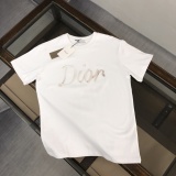 Dior Classic Logo Printed Short Sleeve Unisex Casual Versatile T-shirt