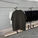 Prada Classic Simple Logo Printed T-shirt Couple Versatile Casual Short Sleeve