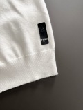Fendi Classic Simple Embroidered Round Neck Base Knitted Sweater