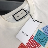 Gucci Classic Fashion Logo Printed Short Sleeve Unisex Casual Versatile T-shirt