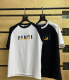 Fendi Classic Monster Logo Printed Color Blocked Short Sleeve Couple Casual Versatile T-shirt