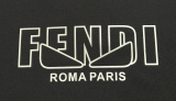 Fendi Classic Monster Logo Printed Short Sleeve Couple Casual Versatile T-shirt