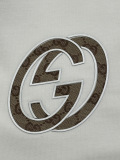 Gucci Classic Logo Printed Color Blocked Short Sleeve Couple's Casual Versatile T-shirt