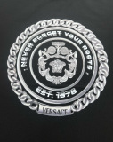 Versace New Fashion Logo Printed Short Sleeve Unisex Casual Versatile T-shirt