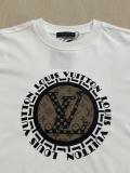 Louis Vuitton Classic Logo Letter Printed Short Sleeve Unisex Casual Versatile T-shirt