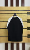 Fendi Classic Monster Logo Printed Color Blocked Short Sleeve Couple Casual Versatile T-shirt