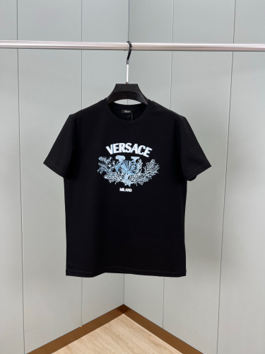 Versace New Fashion Printed Short Sleeve Unisex Casual Versatile T-shirt