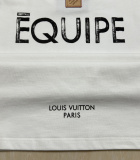 Louis Vuitton Classic Letter Printed Short Sleeve Unisex Casual Versatile T-shirt