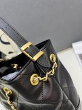 Chanel New Retro Splicing Suede Handbag Chain Shoulder Bag Diagonal Span Bag Size: 24 × 36 × 14 CM