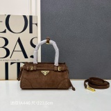 Prada Classic Versatile Matte Leather Handbag Crossbody Bag