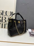 Chanel New Retro Splicing Suede Handbag Chain Shoulder Bag Diagonal Span Bag Size: 24 × 36 × 14 CM