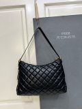Yves Saint Laurent Fashion Sheepskin Checkered Shoulder Bag Size: 38 x 25 x 13.5 CM
