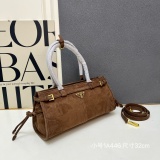 Prada Classic Versatile Matte Leather Handbag Crossbody Bag
