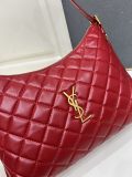 Yves Saint Laurent Fashion Sheepskin Checkered Shoulder Bag Size: 38 x 25 x 13.5 CM
