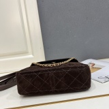 Chanel New Retro Elegant Suede Hobo Postman Bag Size: 24 × 30 × 8 CM