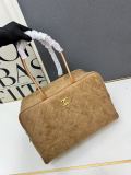 Chanel 2026 Spring/Summer Classic Lingge Suede Boston Handbag Size: 41 x 31 x 23 CM