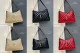 Yves Saint Laurent Fashion Sheepskin Checkered Shoulder Bag Size: 38 x 25 x 13.5 CM