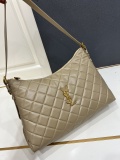 Yves Saint Laurent Fashion Sheepskin Checkered Shoulder Bag Size: 38 x 25 x 13.5 CM