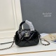 Chanel Classic CC Lacquer Shell Bag Handbag Size: 18 × 13 × 7 CM