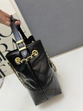 Chanel New Retro Splicing Suede Handbag Chain Shoulder Bag Diagonal Span Bag Size: 24 × 36 × 14 CM