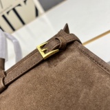 Prada Classic Versatile Matte Leather Handbag Crossbody Bag