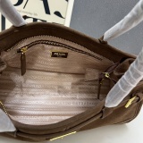Prada Classic Versatile Matte Leather Handbag Crossbody Bag