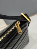 Yves Saint Laurent Fashion Sheepskin Checkered Shoulder Bag Size: 38 x 25 x 13.5 CM