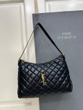 Yves Saint Laurent Fashion Sheepskin Checkered Shoulder Bag Size: 38 x 25 x 13.5 CM