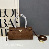 Prada Classic Versatile Matte Leather Handbag Crossbody Bag