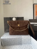 Chanel Early Spring Collection Suede Postman Bag Shoulder Bag Crossbody Bag Size: 24 × 30 × 8 CM