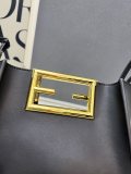 Fendi Fashion FF Metal Handle Handbag Crossbody Bag Size: 20 x 17 x 10 CM