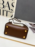 Fendi Fashion FF Metal Handle Handbag Crossbody Bag Size: 20 x 17 x 10 CM