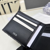 Dior Classic Logo Printed Splicing Wallet Size: 11.5 x 9.5 CM