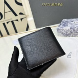 Dior Classic Logo Printed Splicing Wallet Size: 11.5 x 9.5 CM