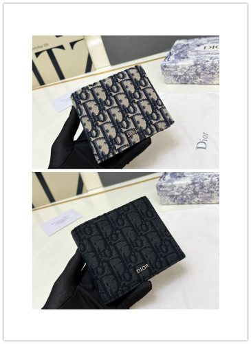 Dior Classic Logo Printed Wallet Size: 11.5 x 9.5 CM