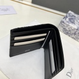 Dior Classic Logo Printed Splicing Wallet Size: 11.5 x 9.5 CM