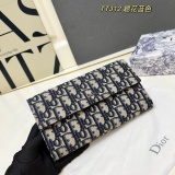 Dior Classic Logo Printed Flip Wallet Size: 19.8 x 11 x 4 CM