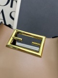 Fendi Fashion FF Metal Handle Handbag Crossbody Bag Size: 20 x 17 x 10 CM
