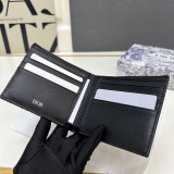 Dior Classic Logo Printed Splicing Wallet Size: 11.5 x 9.5 CM