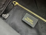 Fendi Fashion Versatile FF Embossed Backpack Size: 25 x 21 x 10 CM