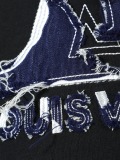 Louis Vuitton Fashion Patch Embroidered Logo T-shirt Unisex Casual Loose Short Sleeve
