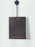 Louis Vuitton Fashion Patch Embroidered Logo T-shirt Unisex Casual Loose Short Sleeve