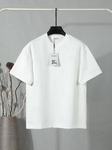 Burberry Classic Full War Horse Versatile T-shirt Unisex Casual Loose Short Sleeve