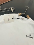 Moncler Classic Simple Logo Printed T-shirt Unisex Casual Loose Short Sleeve