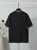 Gucci Classic Embroidered Logo T-shirt Unisex Casual Loose Short Sleeve